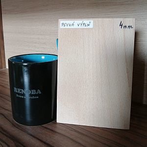 Pevná výplň 4 mm